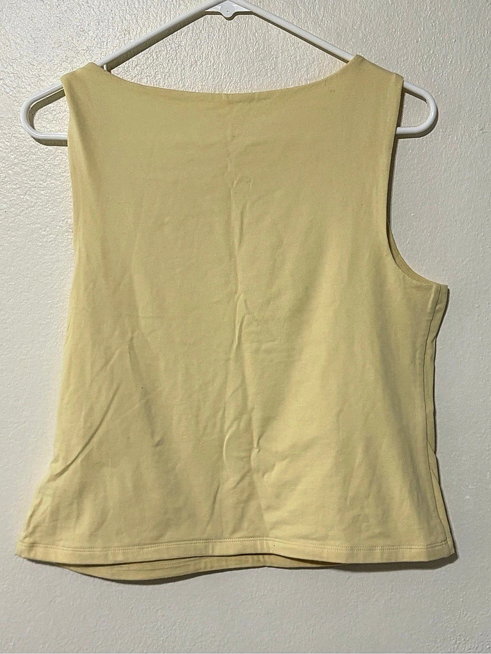 A New Day Women's Boat Neck Tank Top Yellow Medium - Picture 3 of 4
